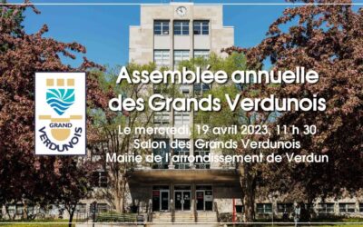 RAPPEL – Assemblée annuelle des Grands Verdunois et des Grandes Verdunoises