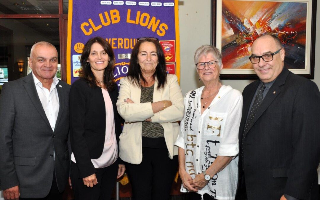 Un souper Lions de Verdun, pré-arrangé avec de Grands Verdunois