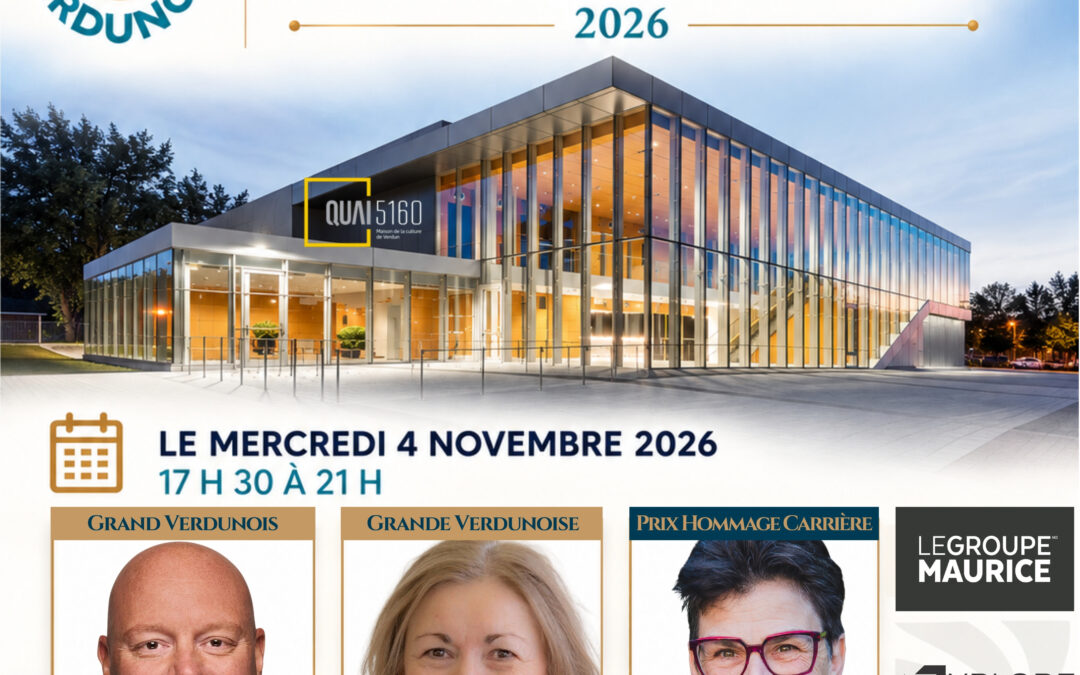 Réservez votre place pour le 34e Gala des Grands Verdunois